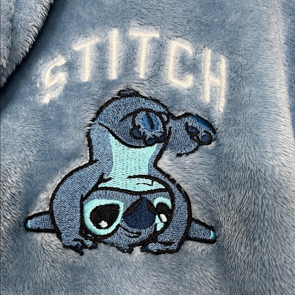 Disney Light Blue Stitch Fleece Top - Picture 4 of 9